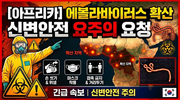 [아프리카 지역 에볼라바이러스병 확산 관련] 신변안전 요주의 요청